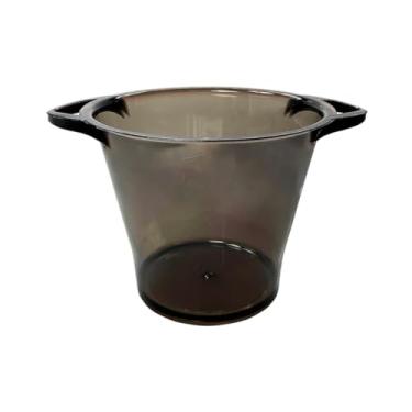 Imagem de Kit 10 Unidades Balde Gelo Acrílico Para Cerveja Bebidas Decoração Champanheira (Fume)