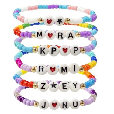 Imagem de Annymall Conjunto de pulseiras de brinquedo inspirado na Coreia-Pop para mulheres, pulseiras pop coreanas, joias da amizade, para produtos Huntrix para fãs de Rumi Mira Zoey, presentes de Natal