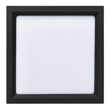 Imagem de Painel Led 24W Stella Embutir Deep 26,2cm Recuado Preto 4000K STH8904P