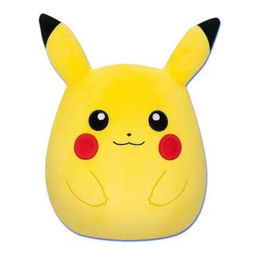 Imagem de Pelúcia Pikachu Squishmallows 10'' Boneco Pokemon
