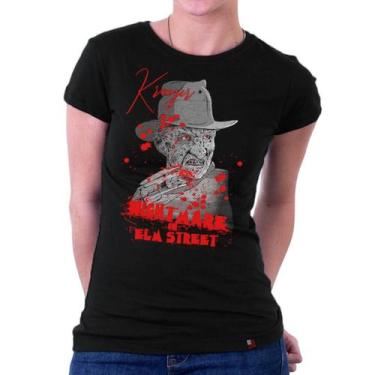 Imagem de Camiseta Baby Look Freddy Krueger Filme Terror 80s - KING OF GEEK, P, 