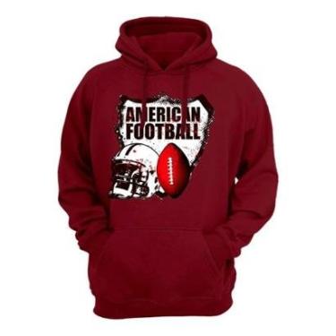 Imagem de Blusa Moletom Canguru Masculina Flanelada Capuz Cordao Ajustavel Estampado Moderno Casaco de Frio-Masculino