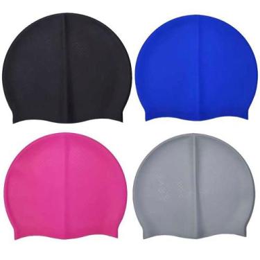 Imagem de Touca de Natação Olympport com Pinos e Efeito Massagem Sortido para Co