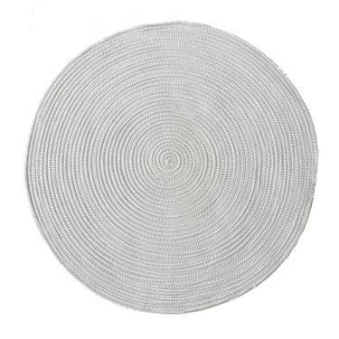 Imagem de Tapetes de área redondos feitos à mão, para sala de estar, quarto, estúdio, cadeira de computador, tapete de base redondo, tapete de elevação, cesta giratória, tapete de mesa de café