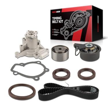 Imagem de Torchbeam Kit de correia dentada com bomba de água, compatível com Hyundai Elantra 2006-2012 e Kia Soul 2010-2011, compatível com (ver descrição)