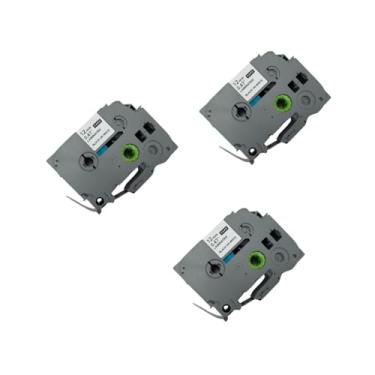 Imagem de Refil de fita adesiva branca laminada de 12 mm 12 mm - Substituição para Brother TZE2312PK TZe-231 TZ-231, compatível com Brother P-Touch Label Maker PT-D210 PT-H110 PT-D220 PT-D400