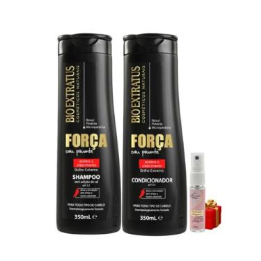 Imagem de Kit Força com pimenta 1 Shampoo 1 Condicionador 350ml + Presente Lourr