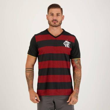 Imagem de Camisa Flamengo Brains Vermelha e Preta-Masculino