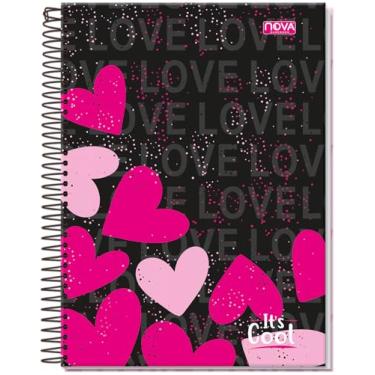 Imagem de CADERNO UNIVERSITÁRIO C/D ESPIRAL IT'S COOL 10 MATÉRIAS 160 FLS GOFRADO