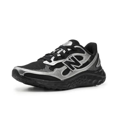 Imagem de New Balance Fresh Foam Arishi V4 Tiralux Tênis feminino, Preto/Prata Escuro Metálico/0, 34