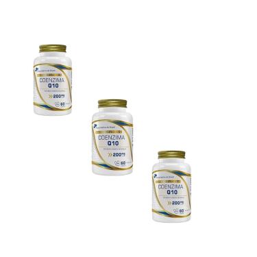 Imagem de Kit 3 Coenzima Q10 200mg 3x60 cps Flora Nativa-Unissex