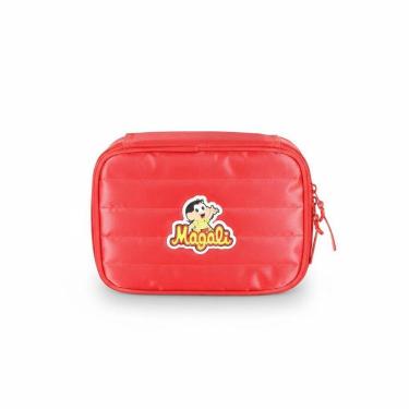 Imagem de Estojo Box Feminio Magali Turma Da Mônica Vermelho - Luxcel