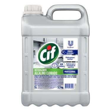 Imagem de Detergente liq alcalino clorado 5l cif s/perfume - UNILEVER