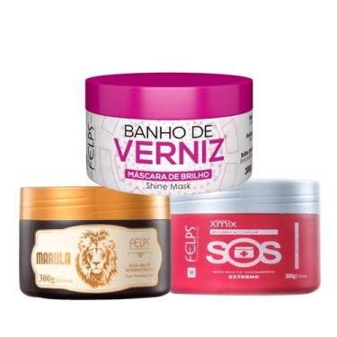 Imagem de Trio Cronograma Capilar 300g- Felps Profissional - Felps Professional