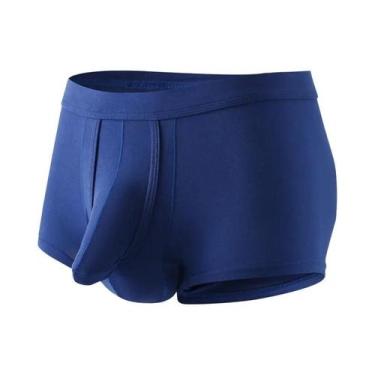 Imagem de Cueca Boxer Masculina Grande E Confortável, Respirável, Sem Costura, M