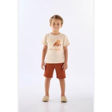 Imagem de Camiseta Infantil em Algodão Flamê Up Baby-Masculino