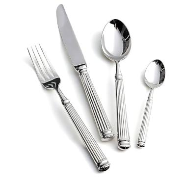 Imagem de TWEE Conjunto De Talheres Para 4 Morden, 16 Peças, Aço Inoxidável 18/10, Cabo Coluna Romana Exclusivo, Utensílios Mesa Restaurante, Laváveis Na Máquina Lavar Louça