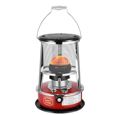 Imagem de Aquecedor de fogão a querosene grande para acampamento interno com extintor automático - perfeito para casa, aquecimento, cozinhar, garagem, acampamento - aquecedor portátil