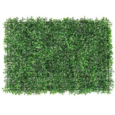 Imagem de Painéis de Grama Cerca Artificial Parede Plantas Simulação À Prova 单词未识别 保留原文 Decoração Fundo Jardim Interior para Casamentos Festas e Eventos