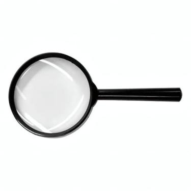 Imagem de Lupa de Vidro 75mm Premium Ampliação Clara e Precisa Lente de Alta Transparência Ideal para Leitura Detalhes Joias Eletrônica Moedas e Uso Profissional