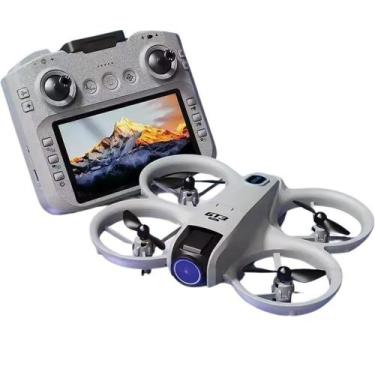 Imagem de Mini Drone Gt3 8K Duas Câmera Hd 5G Fpv Controle Com Tela - RC