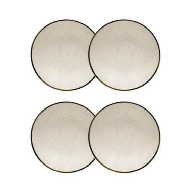 Imagem de Conjunto 4 Pratos Fundos 20,5cm Brisa Cerâmica Oxford