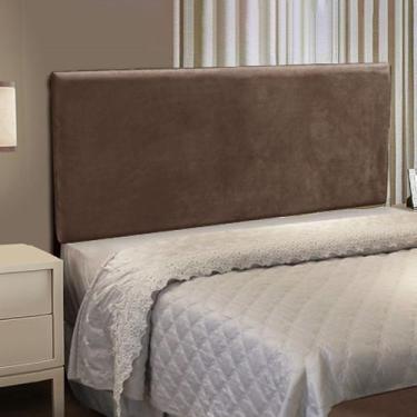 Imagem de Cabeceira Casal Queen Cama Box 160cm Painel Clean Suede M11 - D'Rossi 