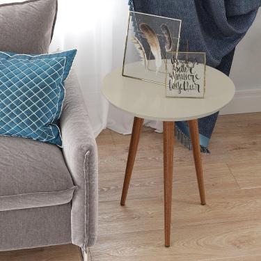 Imagem de Mesa De Apoio Luna 530 Off White - Patrimar