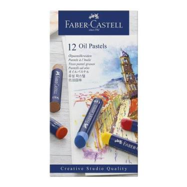 Imagem de Giz Pastel Oleoso Faber Castell Creative Studio 12 Cores