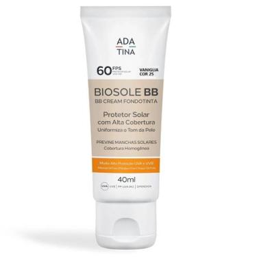 Imagem de Protetor Solar Biosole BB FPS60 Cor Vaniglia 40ml Ada Tina - Adatina