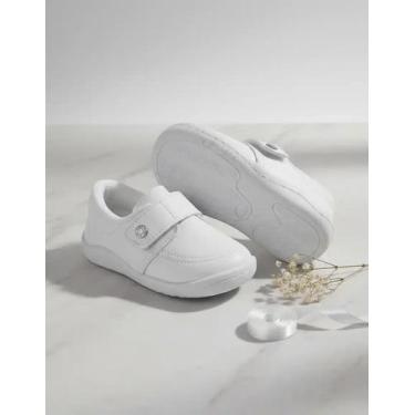 Imagem de Tênis Mocassim Baby Kidy Colors Equilíbrio Primeiros Passos -, Branco,