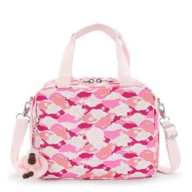 Imagem de Lancheira Kipling Miyo Pink Palm-Feminino