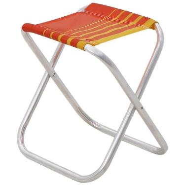Imagem de Banqueta De Praia Tramontina Fiji Em Alumínio Com Assento Laranja E Amarelo 92900301