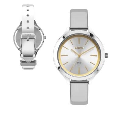 Imagem de Relogio Feminino Euro Pulseira Prata Eupc21Jab/5K