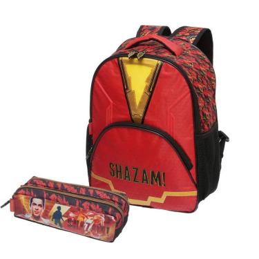 Imagem de Mochila Shazam G Com Led E Estojo Duplo