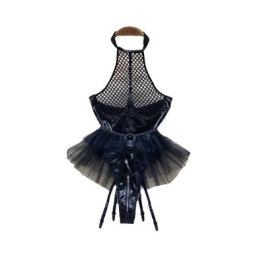 Imagem de Vestido De Noite Sem Mangas Em Renda Floral Para Mulheres, Com Tanga, 