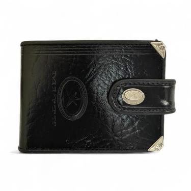 Imagem de Carteira Mitty Masculina em Couro Média Elegante M1SF - Fasolo, Preto