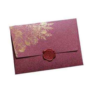 Imagem de Envelope De Papel Perolado Grosso 10un. Cartão De Papel Especial Com H