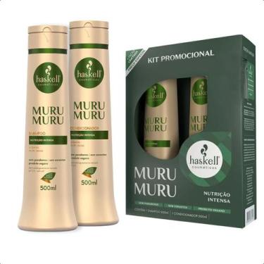 Imagem de Kit MURUMURU Shampoo e Condicionador Haskell 500ml, Único, VERDE