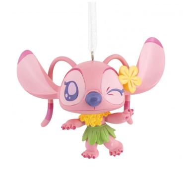 Imagem de Enfeite Natalino Hallmark Keepsake 2025 Disney Stitch Angel, Resina, 7,6 x 6,4 x 5cm