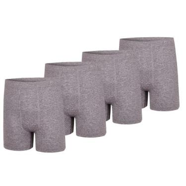 Imagem de Kit 4 Cueca Boxer Box Plus Size Trifil Sem Costura Microfibra Original