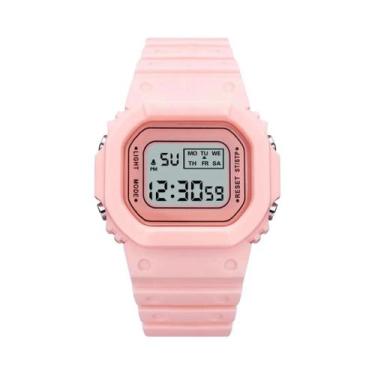 Imagem de Relógio Esportivo Digital Masculino À Prova d'Água Com Display LED E P