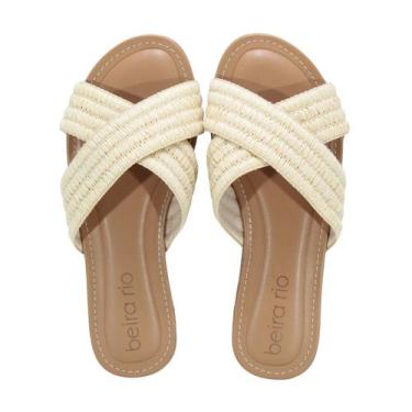 Imagem de Tamanco Rasteira Beira Rio Natural/Camel, Nt, Natural, Camel, 37