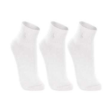 Imagem de Kit Com 3 Pares de Meias Sport Masculinas Cano Médio Lupo, 45 a 48, Br