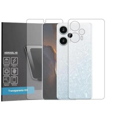 Imagem de Película Hidrogel HD Frente e Verso Compativel Com Xiaomi Poco F5 - Gl