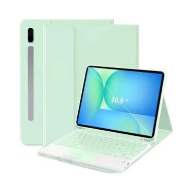 Imagem de Capa Com Teclado Para Samsung Galaxy Tab S10 FE 10.9 Polegadas SM-X520