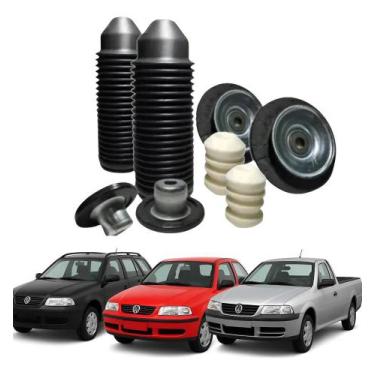 Imagem de Kit Coxim Prato Coifa Batente Diant Gol Parati Saveiro G3 G4 - Congrat