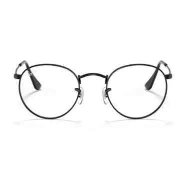 Imagem de Armação de Grau Ray-Ban Round Metal Preto Masculino 0RX3447V-Masculino