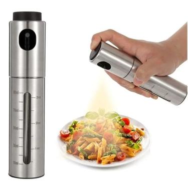 Imagem de Spray Pulverizador de Azeite, Vinagre, Temperos Aço Inoxidável