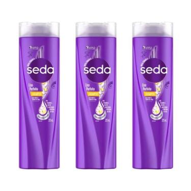 Imagem de Kit 3 Seda Shampoo Liso Perfeito 325Ml